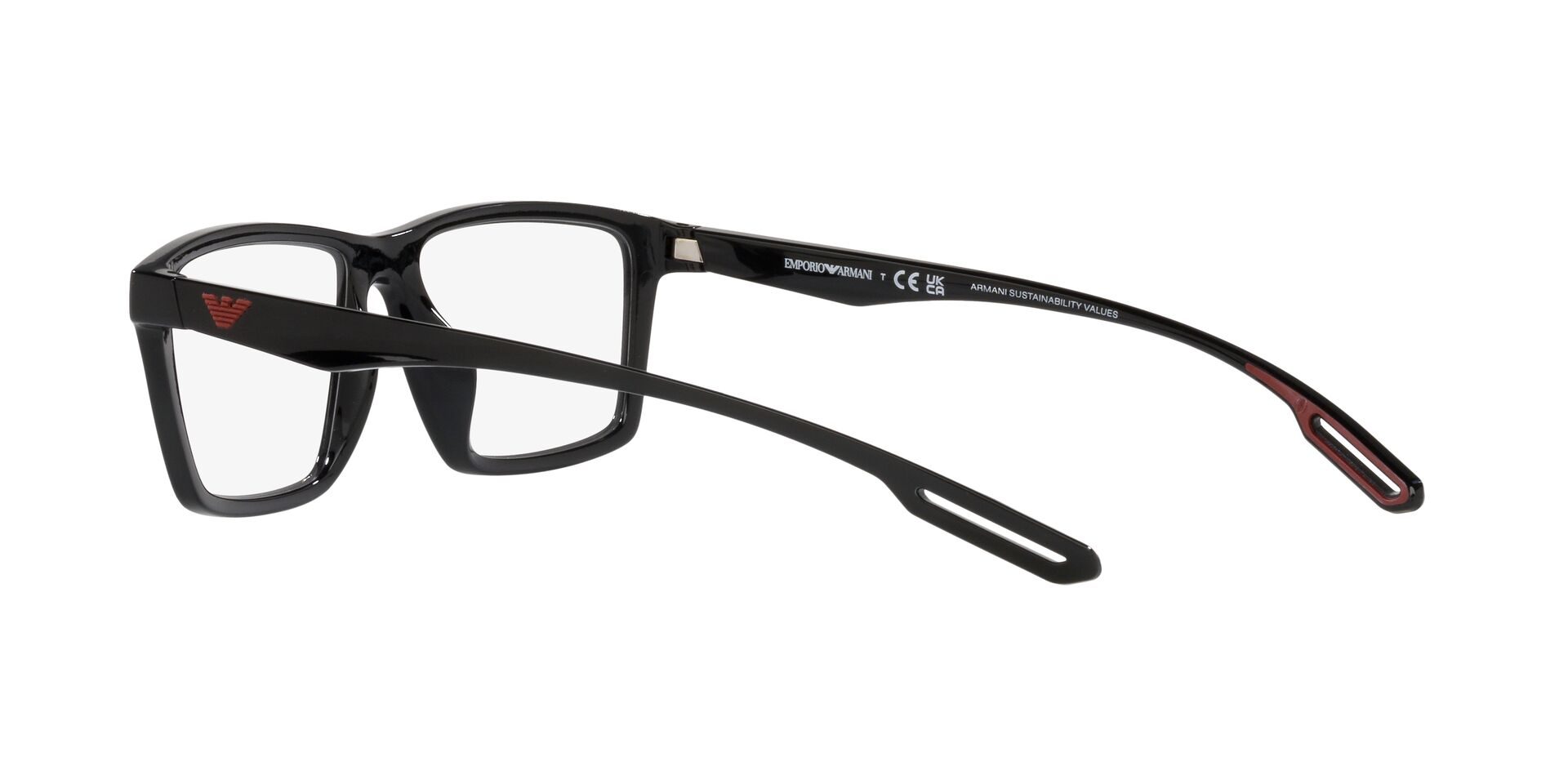 EMPORIO-4189U/S 50171W SHINY BLACK( 2 CLIPS PLEGABLES) 55*17, Negro, hi-res image number 8