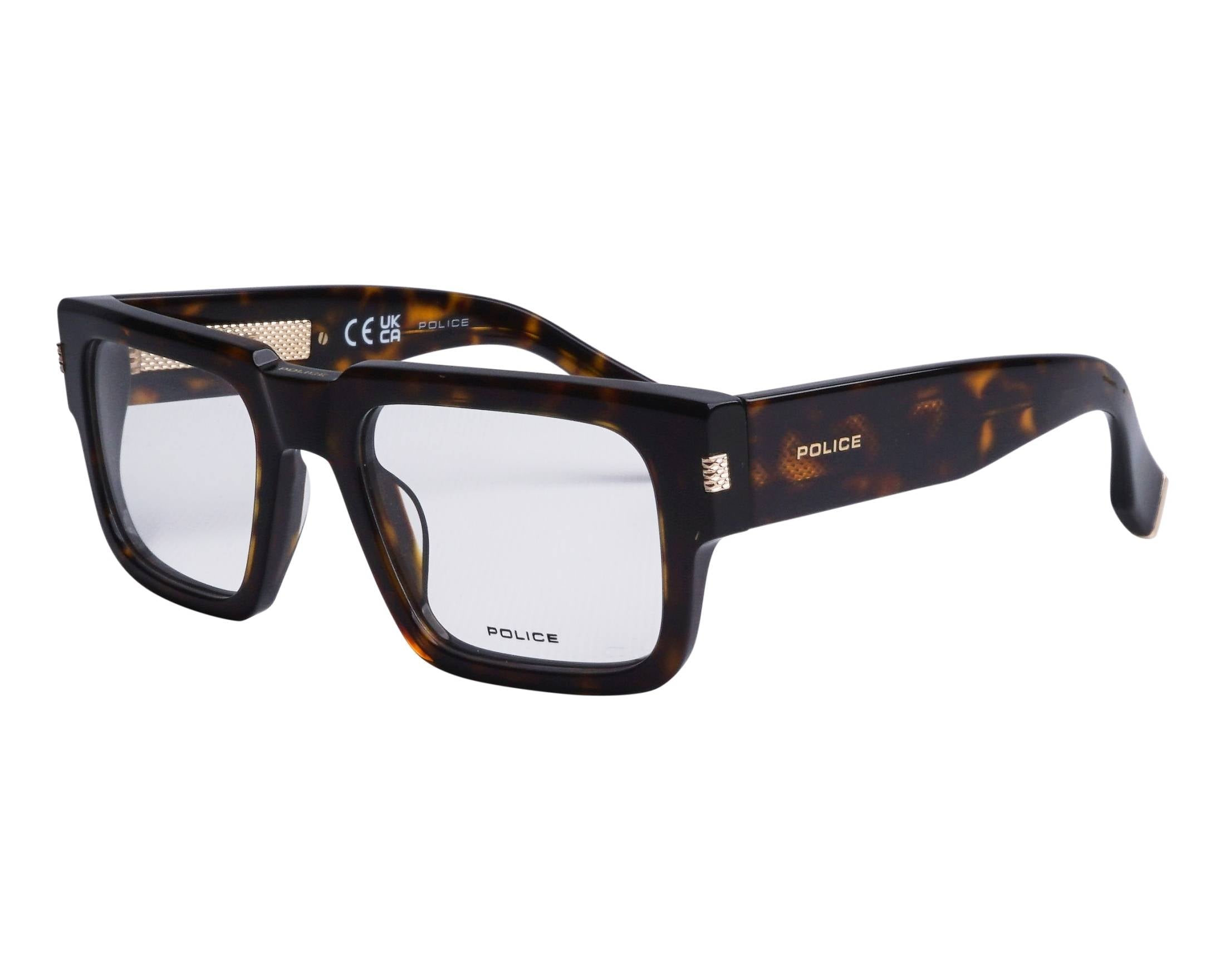 POLICE-P18/G 0722 SHINY DARK HAVANA 52*20, , hi-res image number 0
