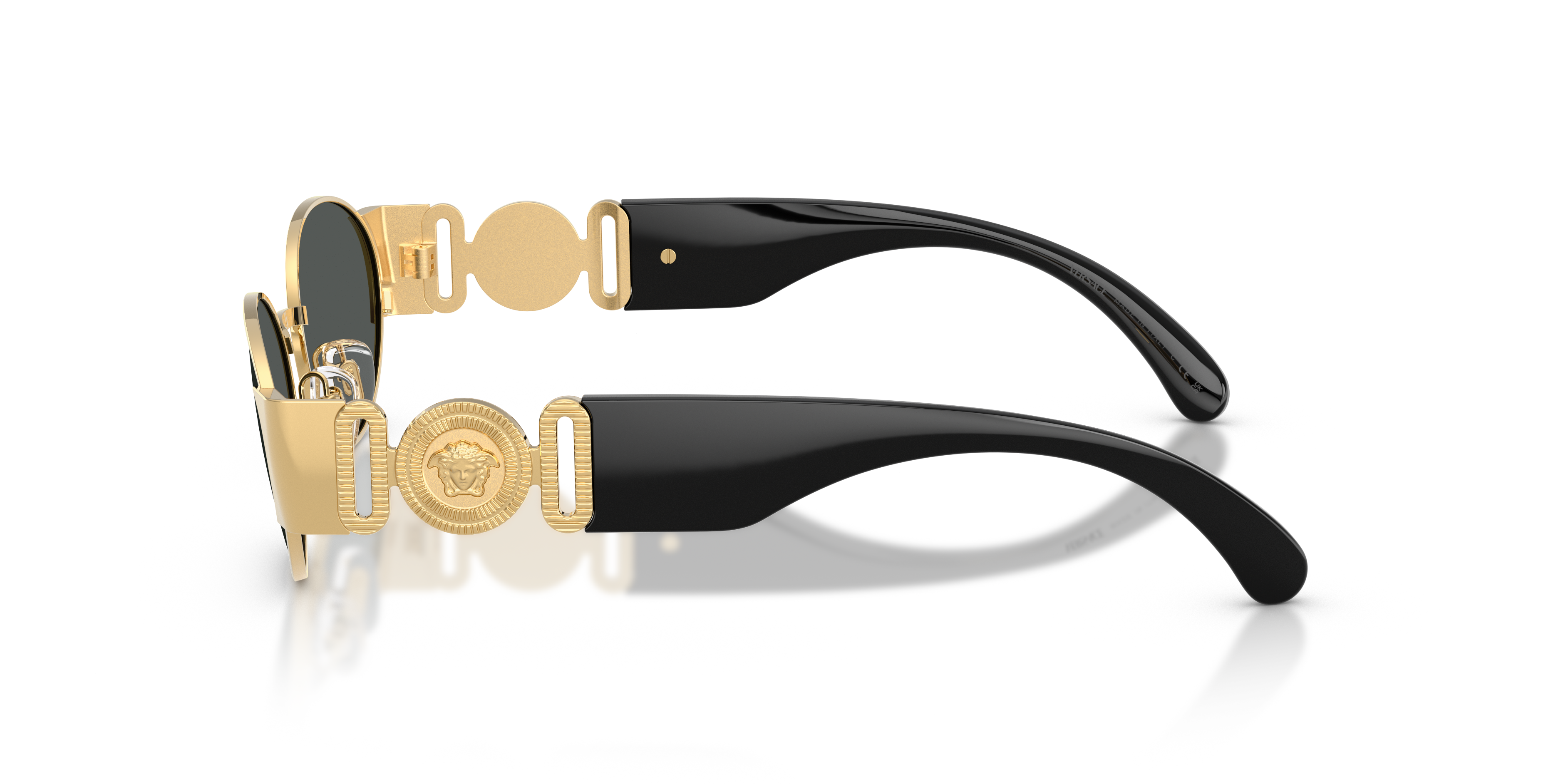 VERSACE-2299/S 100287 GOLD(DARK GREY 56*18, , hi-res image number 2