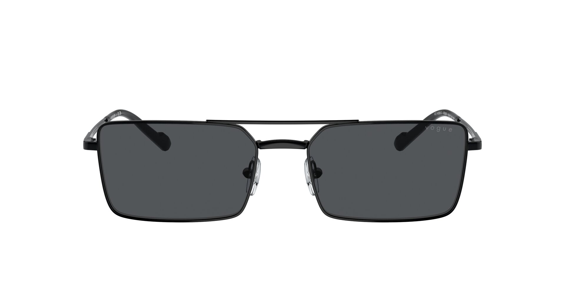 VOGUE-4309/S 352/87 BLACK(DARK GREY 57*18, Negro, hi-res image number 1