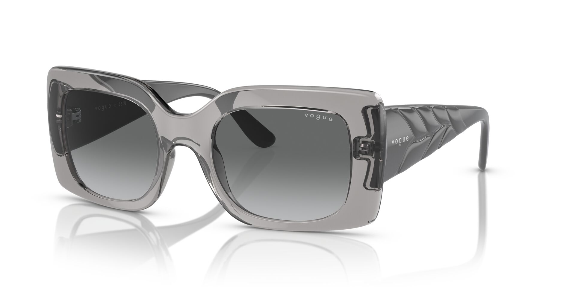 VOGUE-5481/S 272611 TRANSPARENT GREY(GRADIENT GREY 52*21, Gris transparente, hi-res image number 0