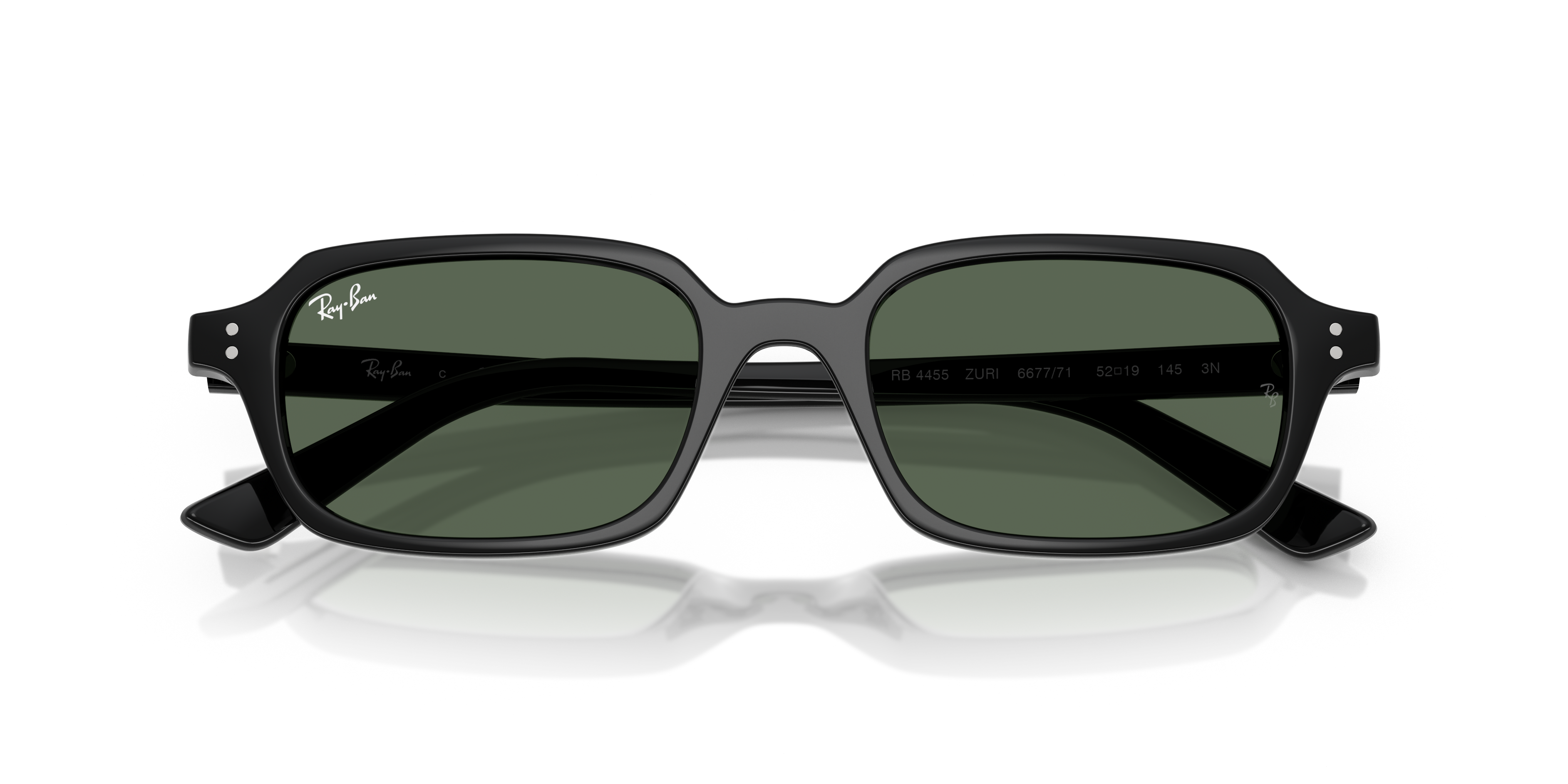 RB-4455 667771 BLACK(DARK GREEN 52*19, Negro, hi-res image number 4