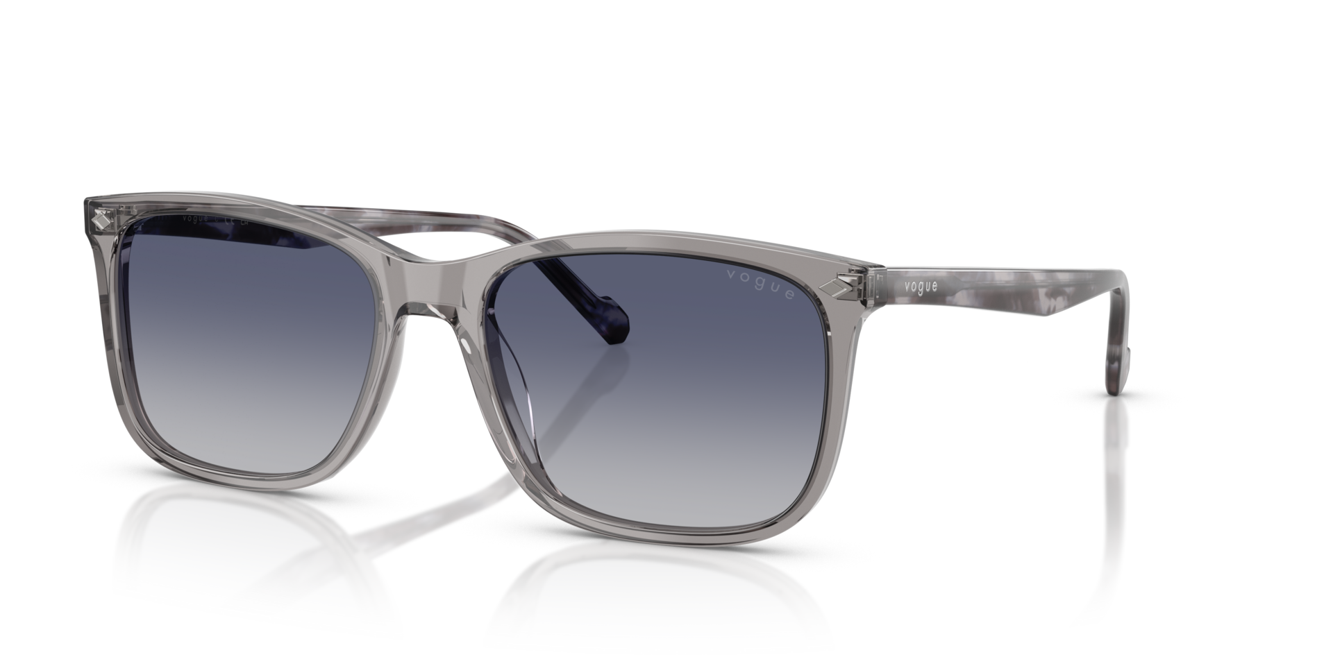 VOGUE-5618S/S 28204L TRANSPARENT GREY(GREY GRADIENT BLUE 57*18, , hi-res image number 0