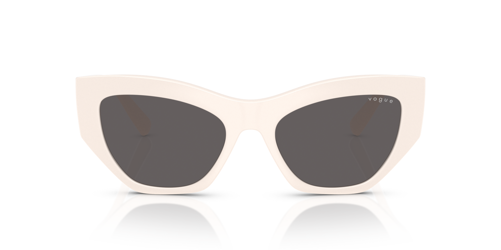 VOGUE-5607/S 312487 FULL IVORY(BLACK SMOKE 53*18, Marfil, hi-res image number 1