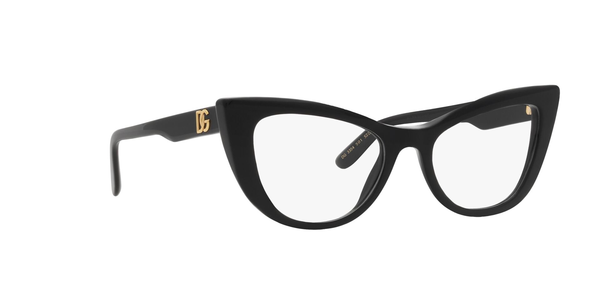 GABBANA-3354/G 501 BLACK 54*18, Negro, hi-res image number 2