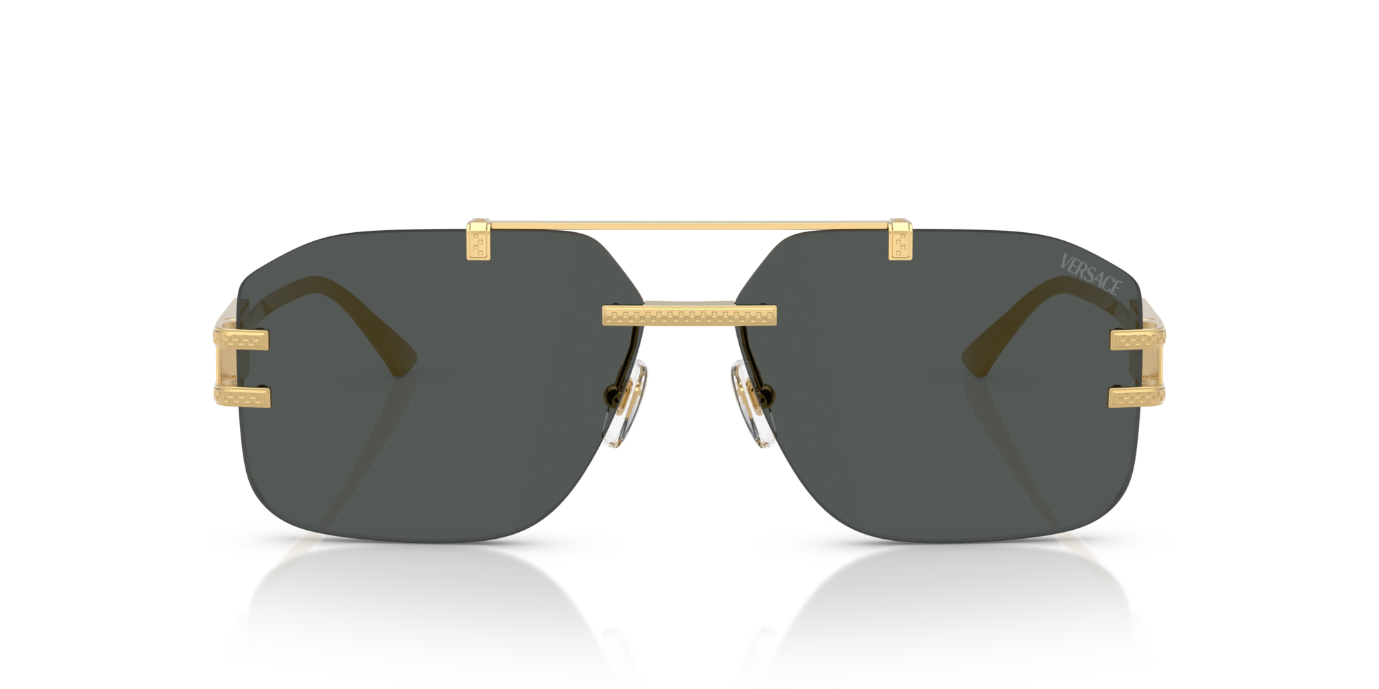 VERSACE-2275/S 100287 GOLD(DARK GREY 60*13, , hi-res image number 1