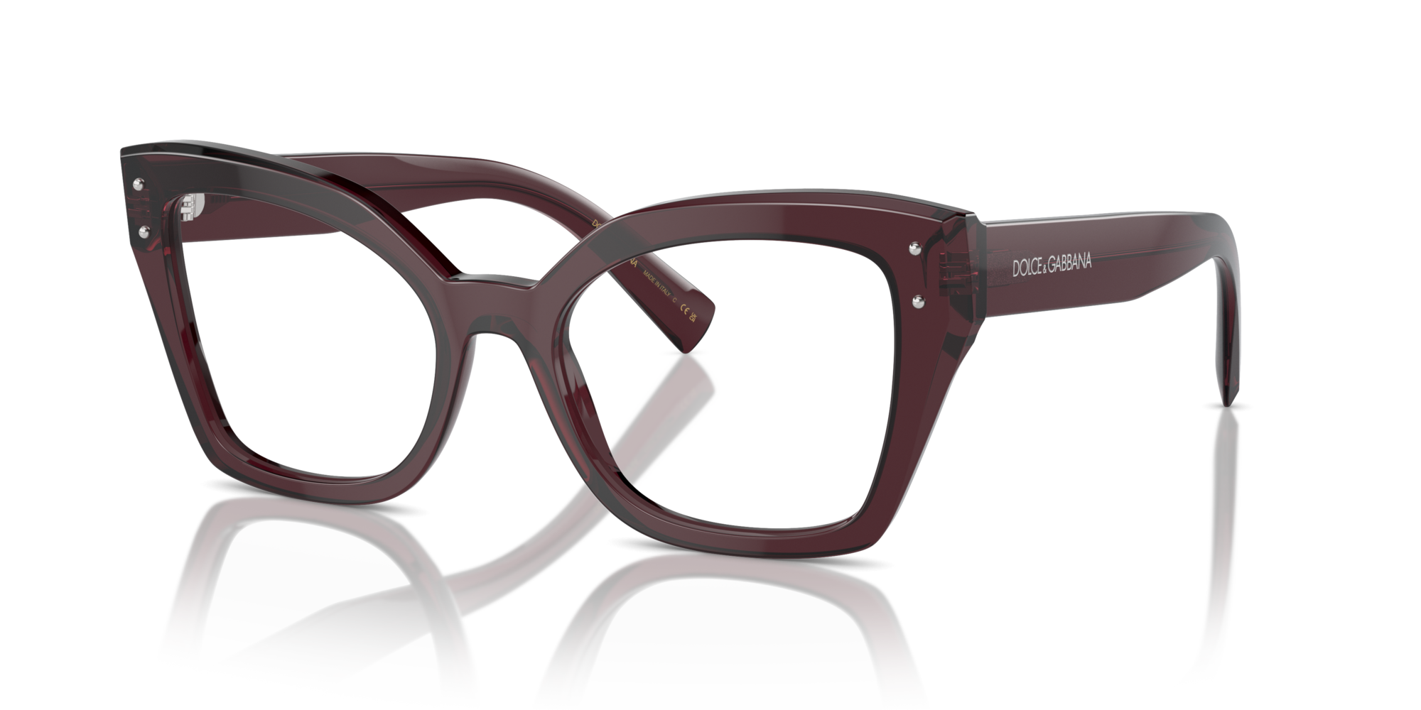 GABBANA-3386/G 3045 TRANSPARENT VIOLET 53*19, , hi-res image number 0