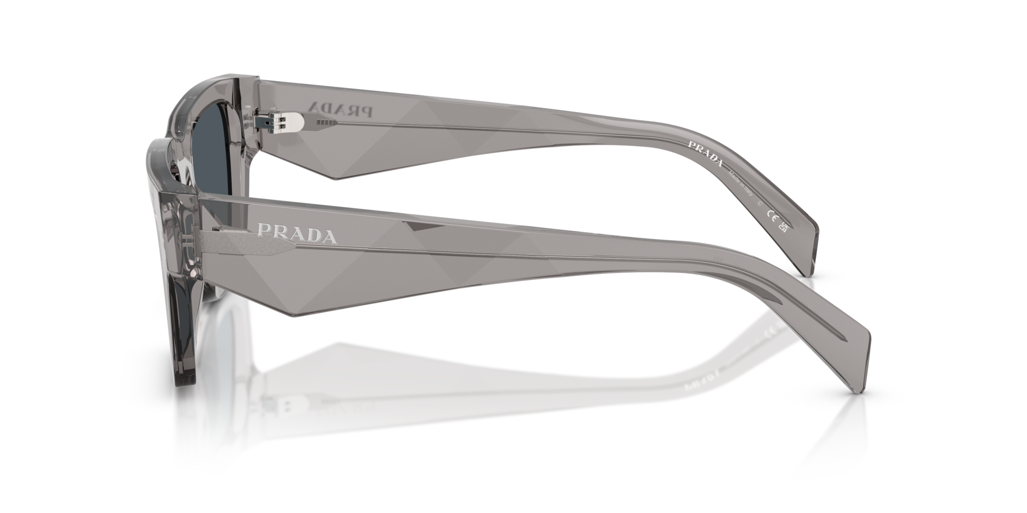 PRADA-A06S/S 16Z70B TRANSPARENT DARK GREY(DARK GREY 50*21, Transparente gris, hi-res image number 2