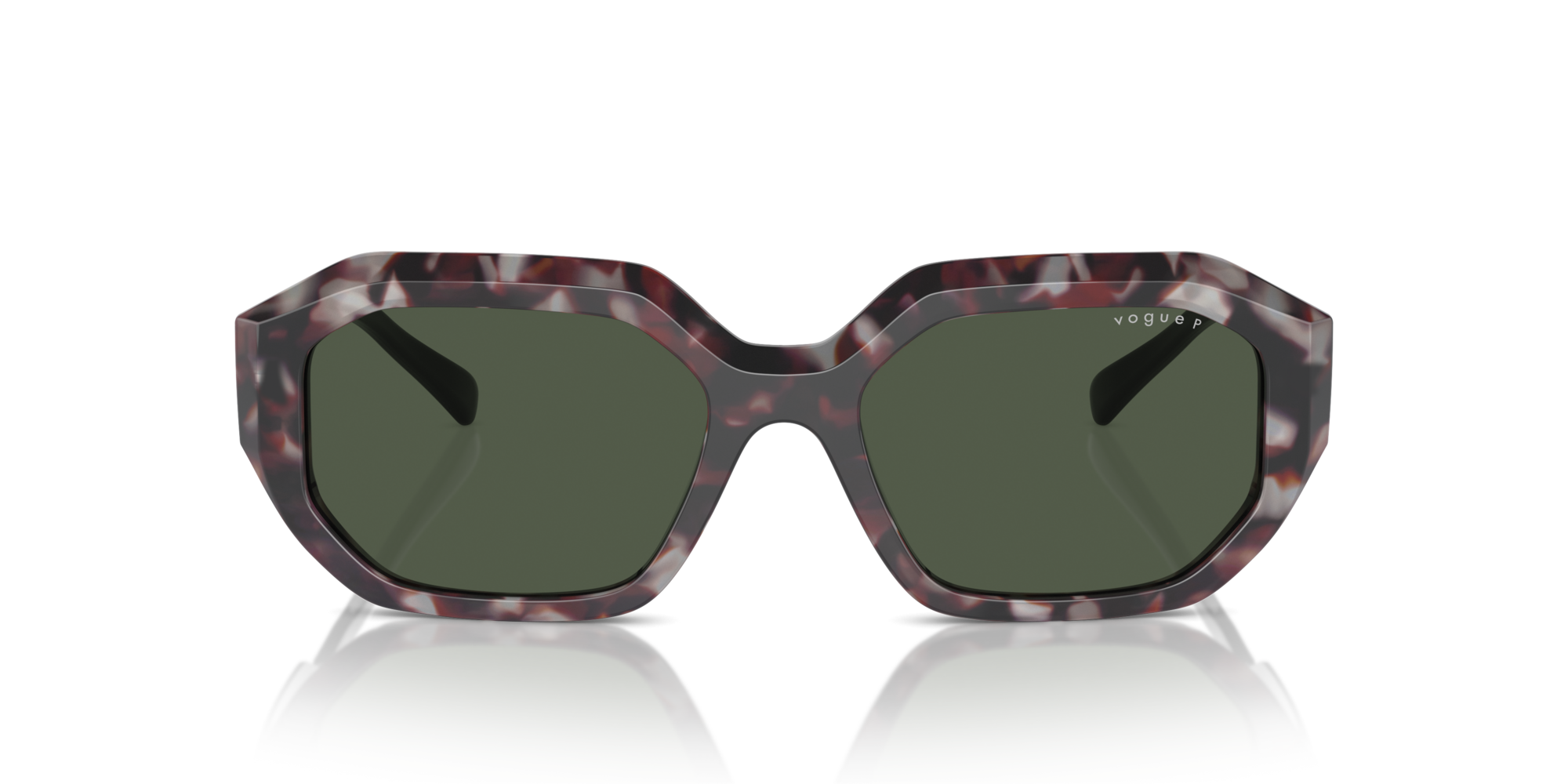 VOGUE-5554/S 31499A GREY TORTOISE(DARK GREEN POLAR 54*18, Gris havana, hi-res image number 1