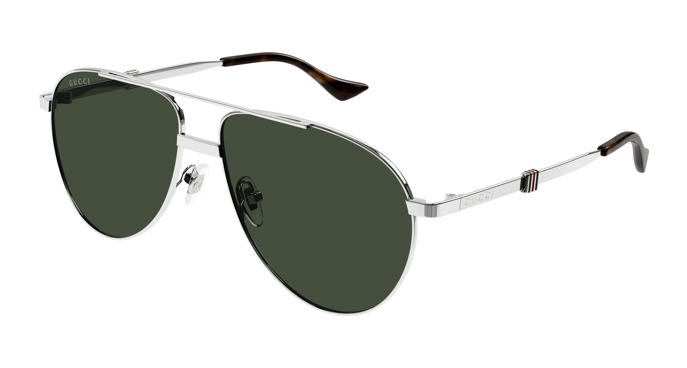 GUCCI-1440S/S 002 SILVER(GREEN 59*14, , hi-res image number 0