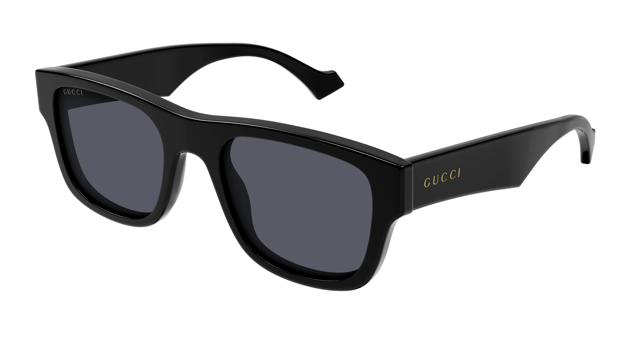 GUCCI-1427S/S 001 BLACK(GREY 53*21, Negro, hi-res image number 0