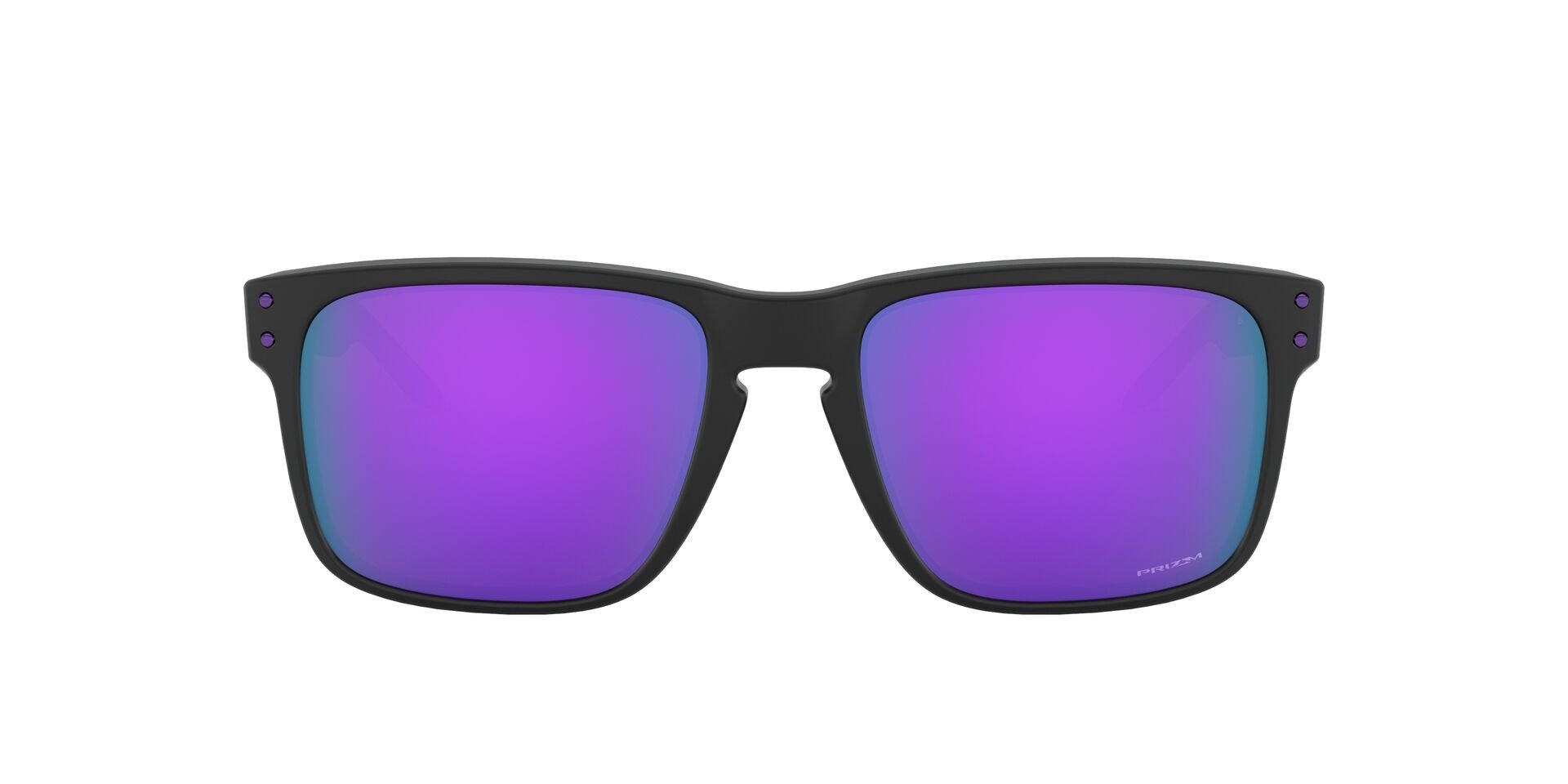 OAKLEY-HOLBROOK-9102 9102K6 MATTE BLACK(PRIZM VIOLET 55*18, Negro, hi-res image number 1