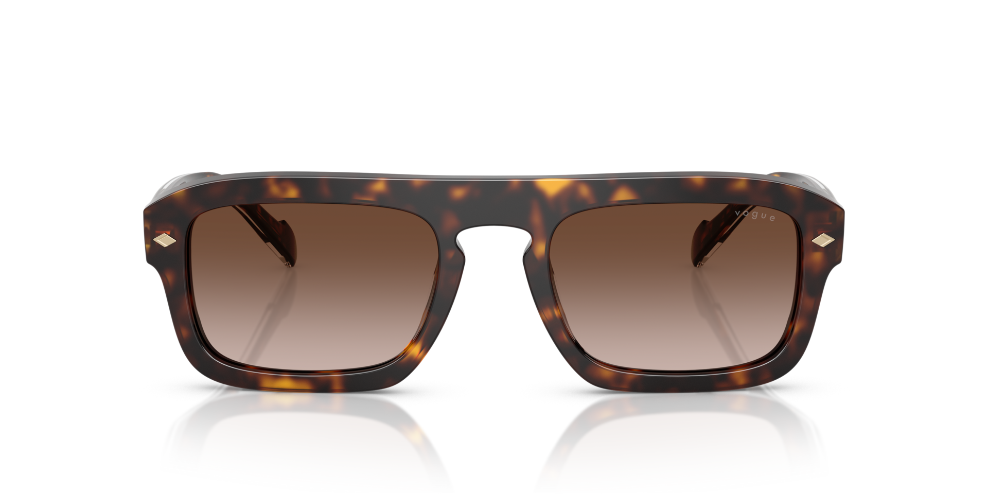 VOGUE-5620S/S W65613 DARK HAVANA(GRADIENT BROWN 53*21, , hi-res image number 1