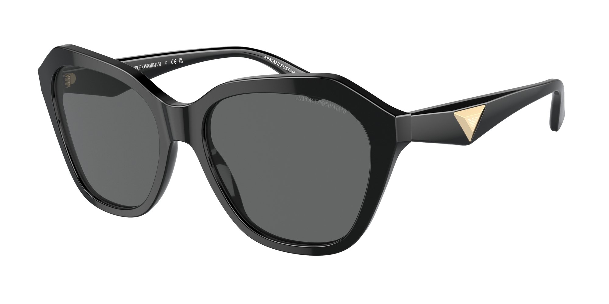 EMPORIO-4221/S 501787 SHINY BLACK(DARK GREY 56*17, , hi-res image number 0