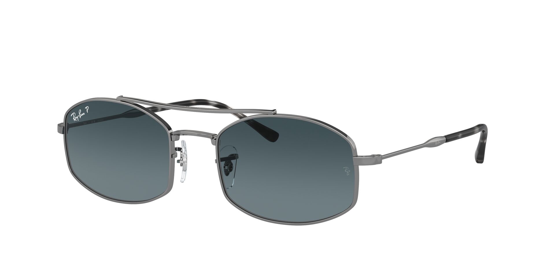 RB-3719 004/S3 GUNMETAL(BLUE GRADIENT POLAR 54*20, Gris, hi-res image number 0