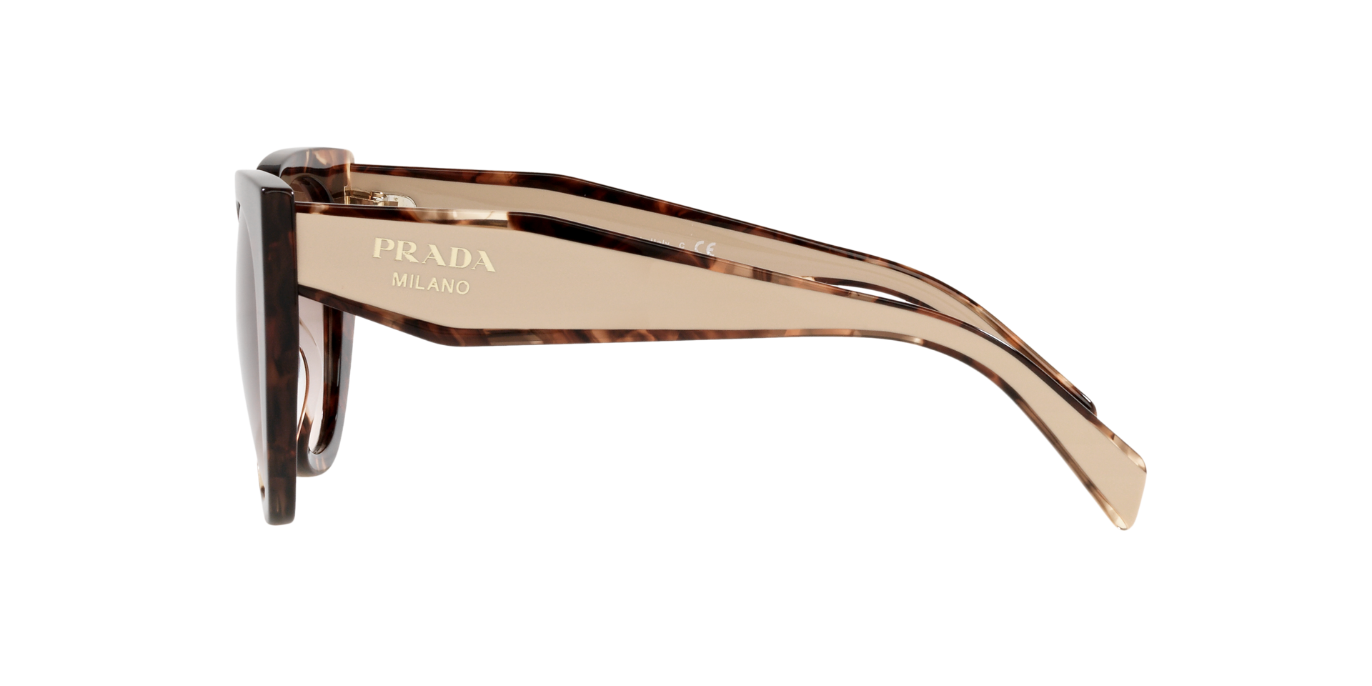 PRADA-14WS/S 01R0A6 CARAMEL TORTOISE/POWDER(BROWN GRADIENT 52*20, Havana, hi-res image number 1