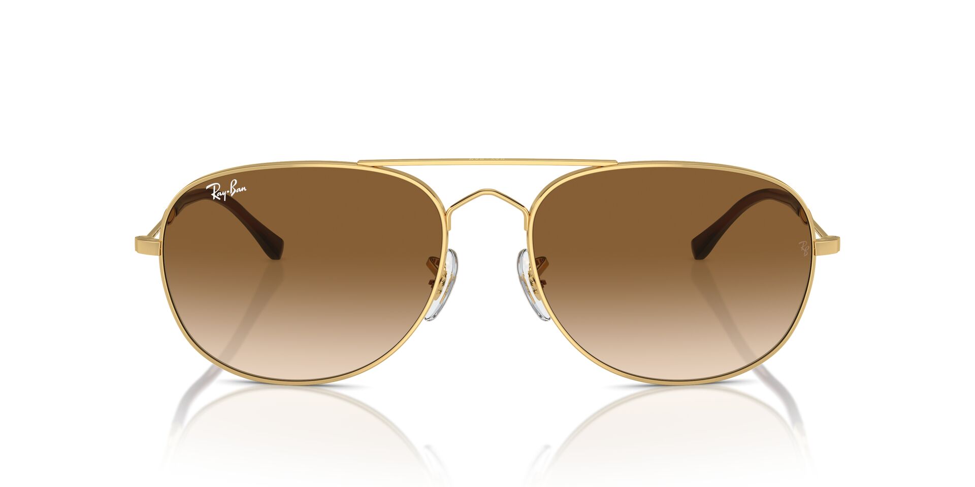 RB-3735 001/51 ARISTA(CLEAR GRADIENT BROWN 60*17, Dorado, hi-res image number 1