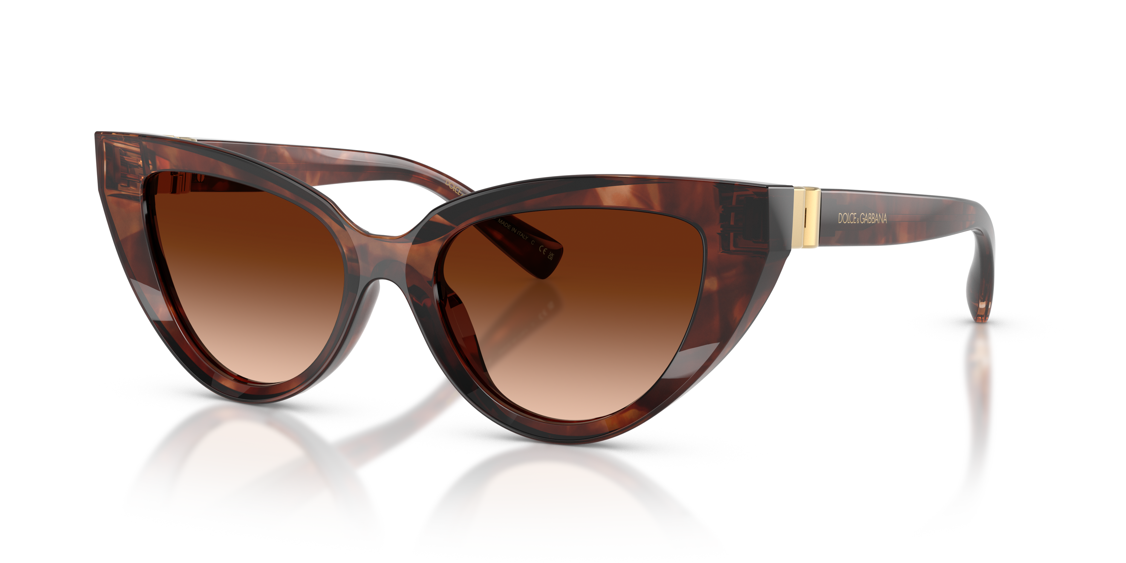 GABBANA-4497/S 322274 DARK RED HAVANA(BROWN GRADIENT 52*18, Burdeos Havana, hi-res image number 0