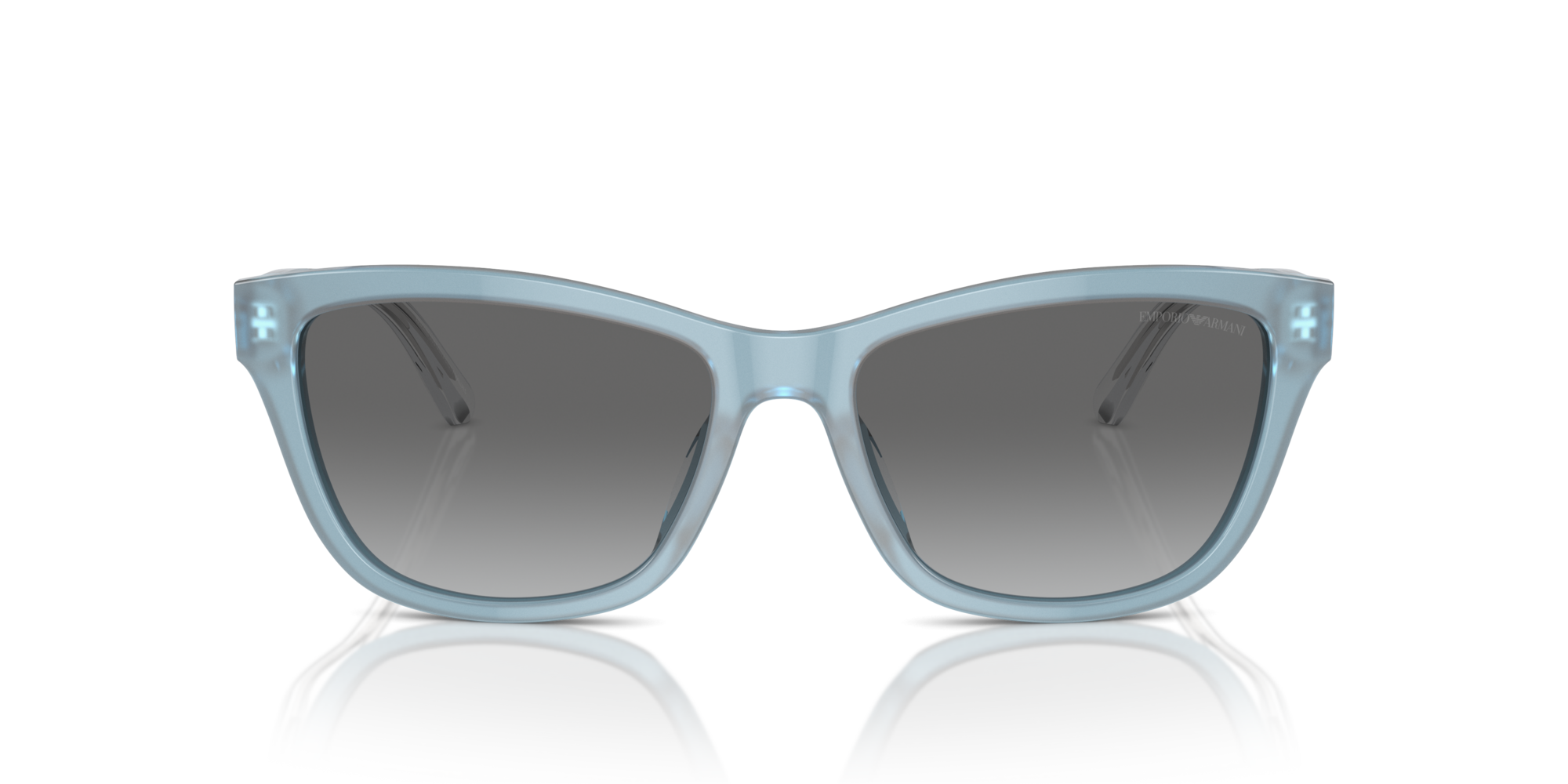 EMPORIO-4227U/S 609611 SHINY OPALINE AZURE(GREY GRADIENT 56*17, , hi-res image number 1