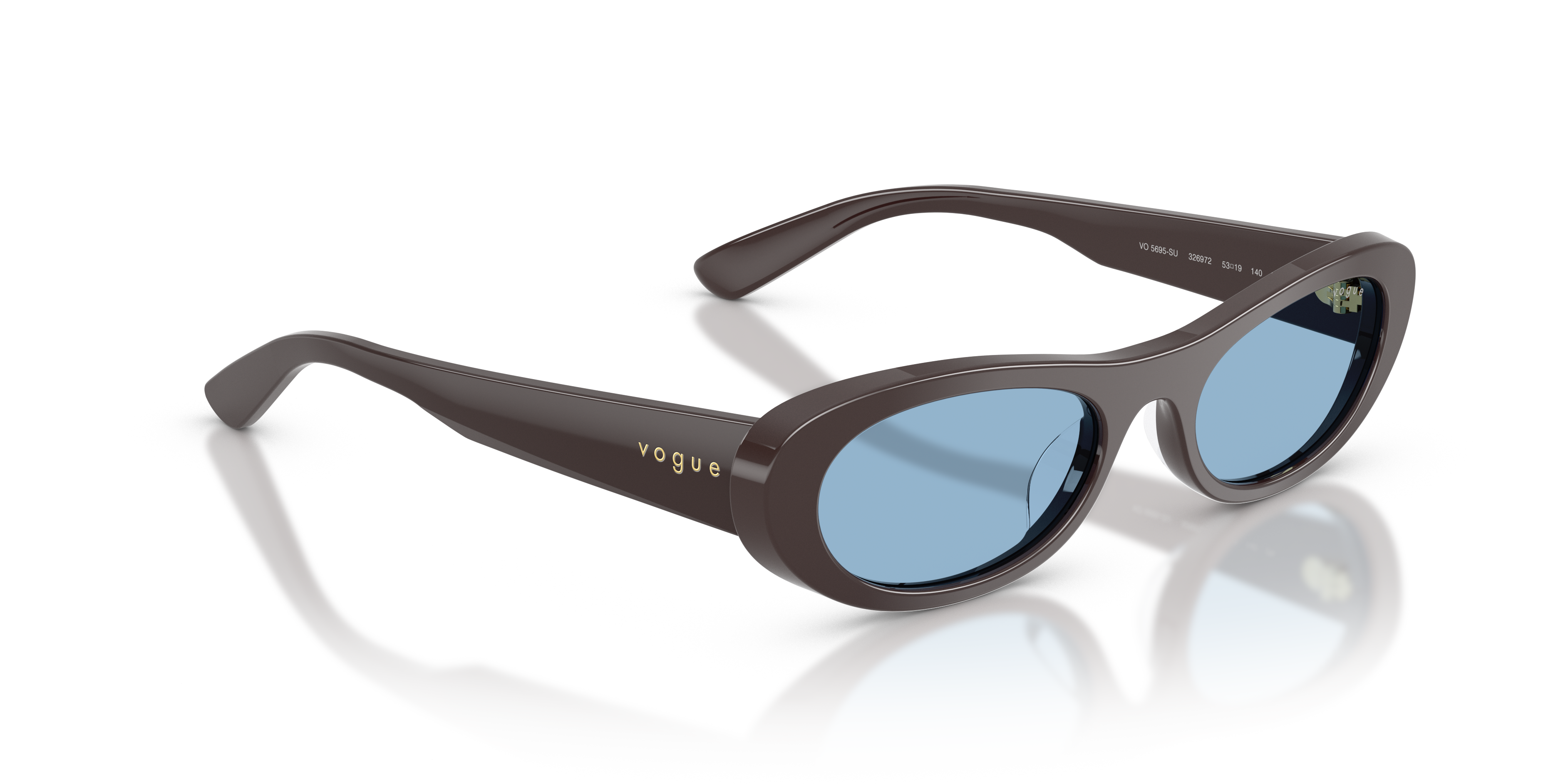 VOGUE-5695SU/S 326972 FULL MOKA(LIGHT BLUE 53*19, , hi-res image number 4