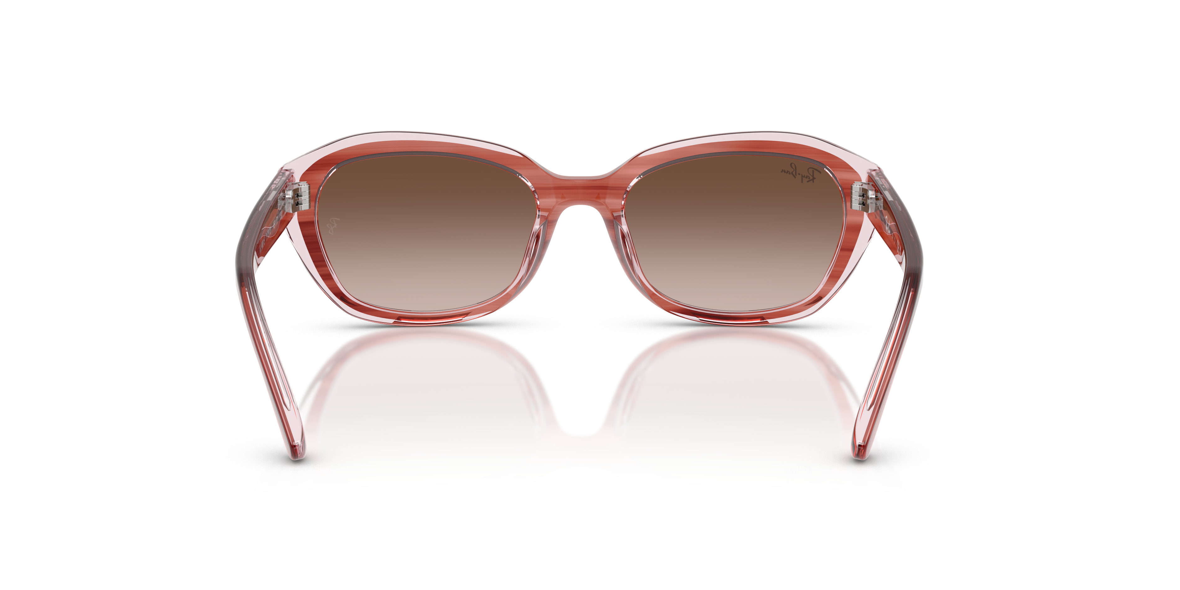 RJ-9081S 717313 STRIPED PINK ON TRANSP PINK(GRADIENT BROWN 48*17, Rosa a rayas | Rosa transparente, hi-res image number 3