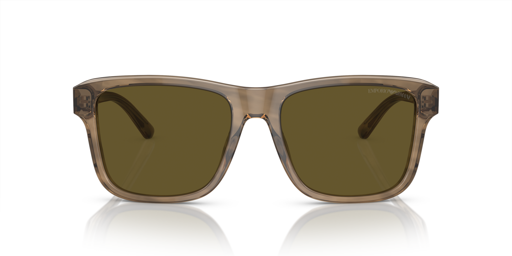 EMPORIO-4208/S 605573 SHINY GREEN/TOP BROWN(DARK BROWN 56*18, Verde | Marrón, hi-res image number 1
