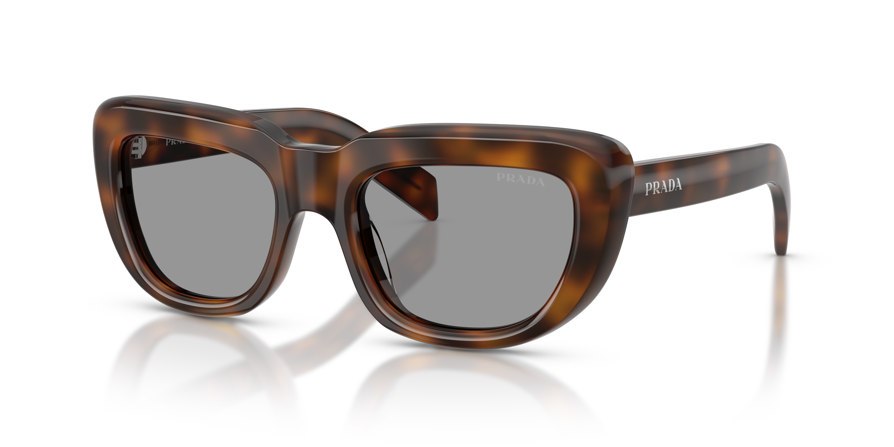 PRADA-D07S/S 20D50Q JUNIPER TORTOISE(GREY 53*20, , hi-res image number 0
