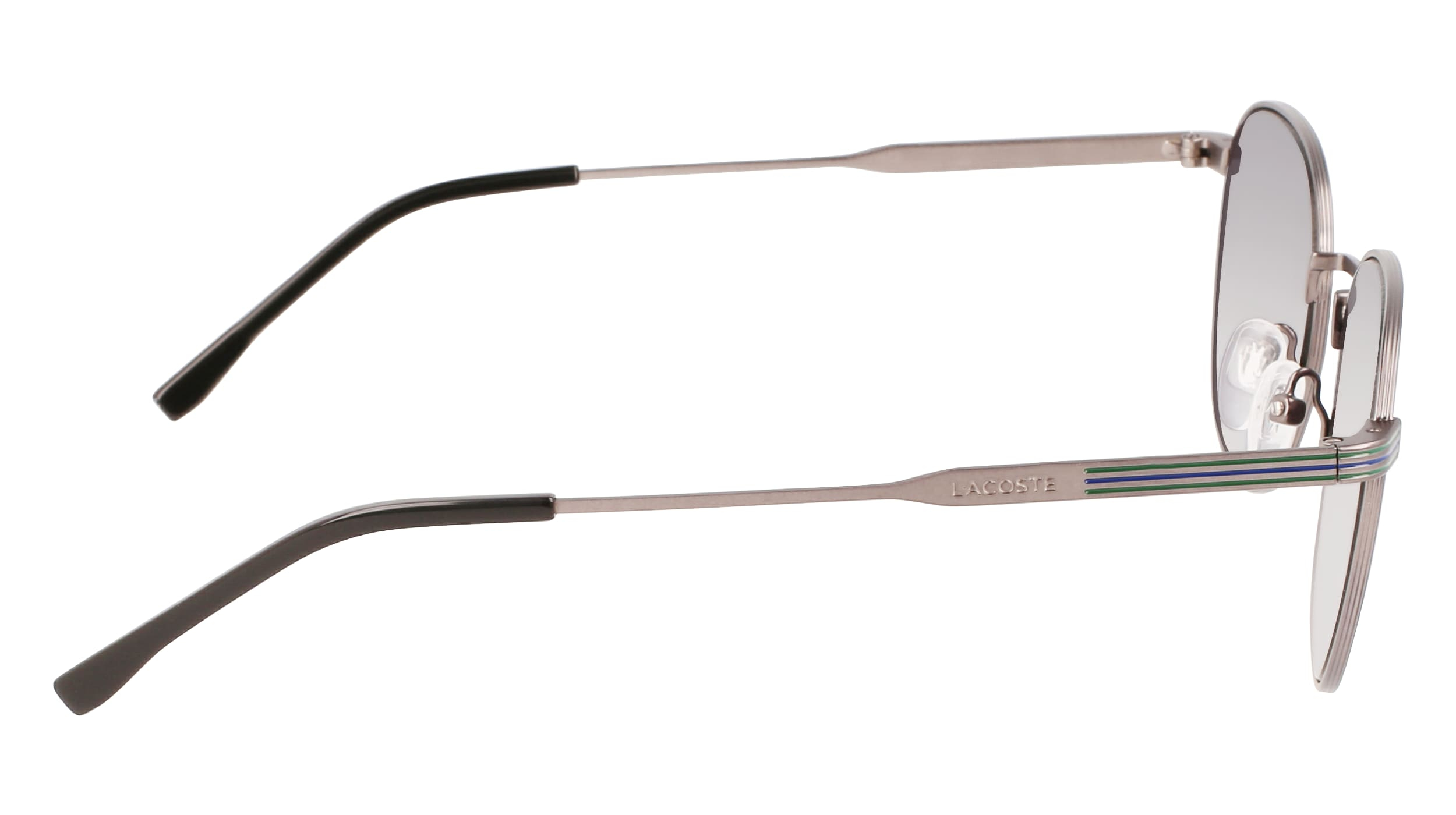 LACOSTE-251S/S 901 SEMIMATTE DARK/GUNMETAL 52*20, Gris, hi-res image number 5