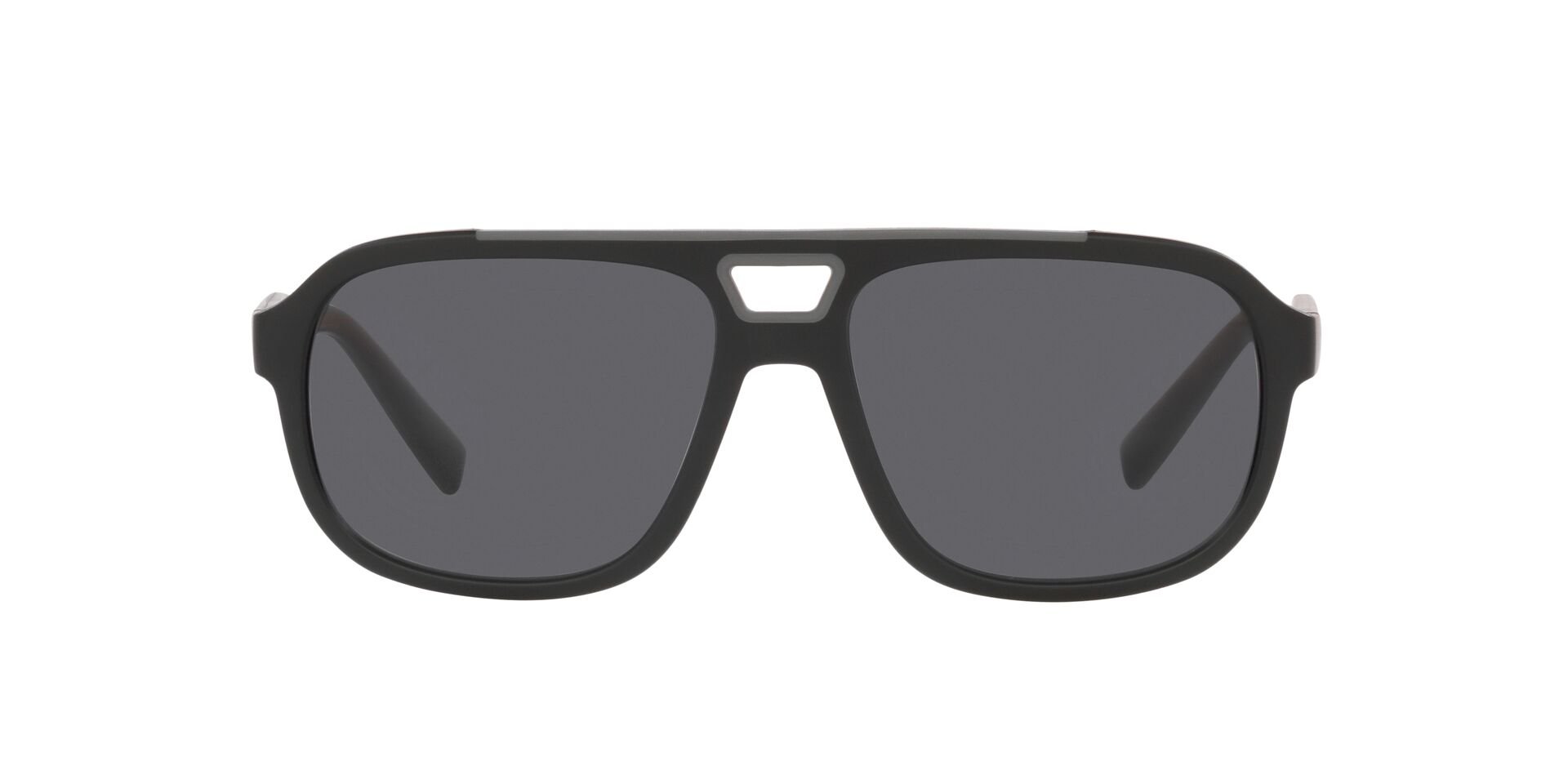 GABBANA-6179/S 252581 MATTE BLACK(POLAR DARK GREY 58*16, Negro, hi-res image number 11