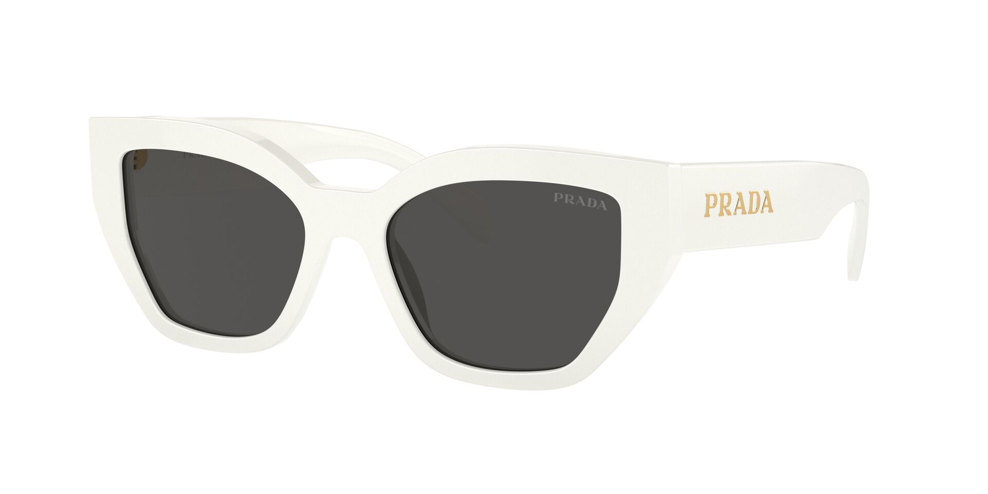 PRADA-A09S/S 1425S0 TALC(DARK GREY 53*18, Blanco, hi-res image number 0