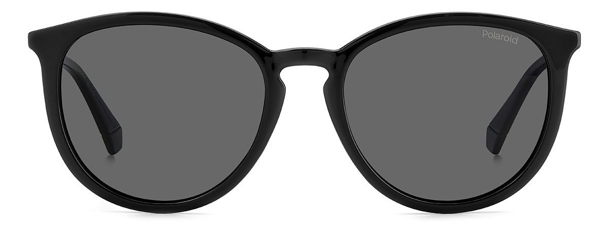 POLAROID-4143/S/X/S 807*M9 BLACK(GREY POLARIZED 53*18, Negro, hi-res image number 1