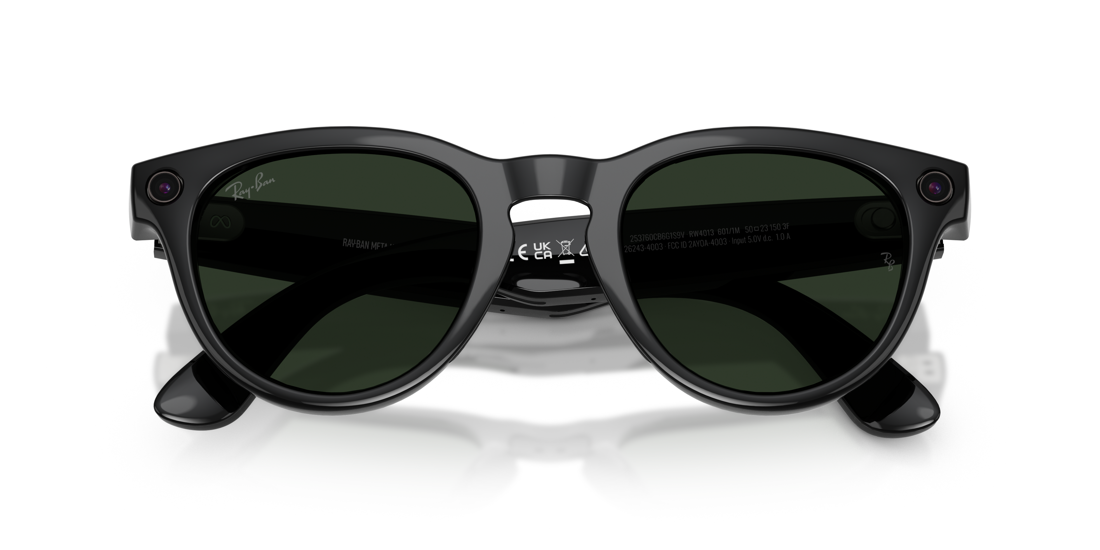 RB-META-4013-GEN-2 601/1M SHINY BLACK(TRANSITIONS GRAPH. GREEN 50*23, Negro brillante, hi-res image number 5
