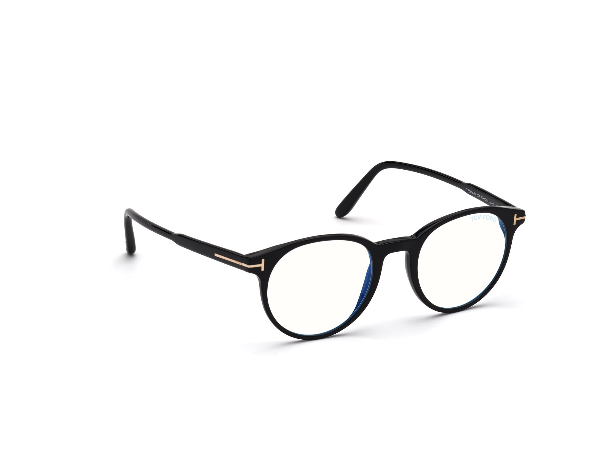TOMFORD-5695B/G 001 shiny black+Filtro azul 49*20, Negro, hi-res image number 7
