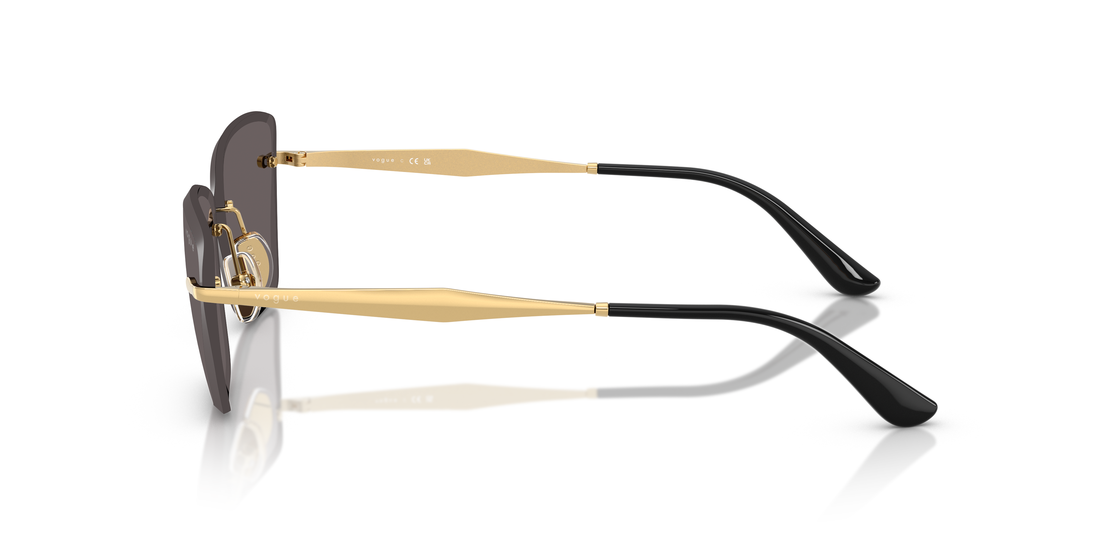 VOGUE-4332S/S 280/87 GOLD (BLACK SMOKE 59*15, , hi-res image number 2