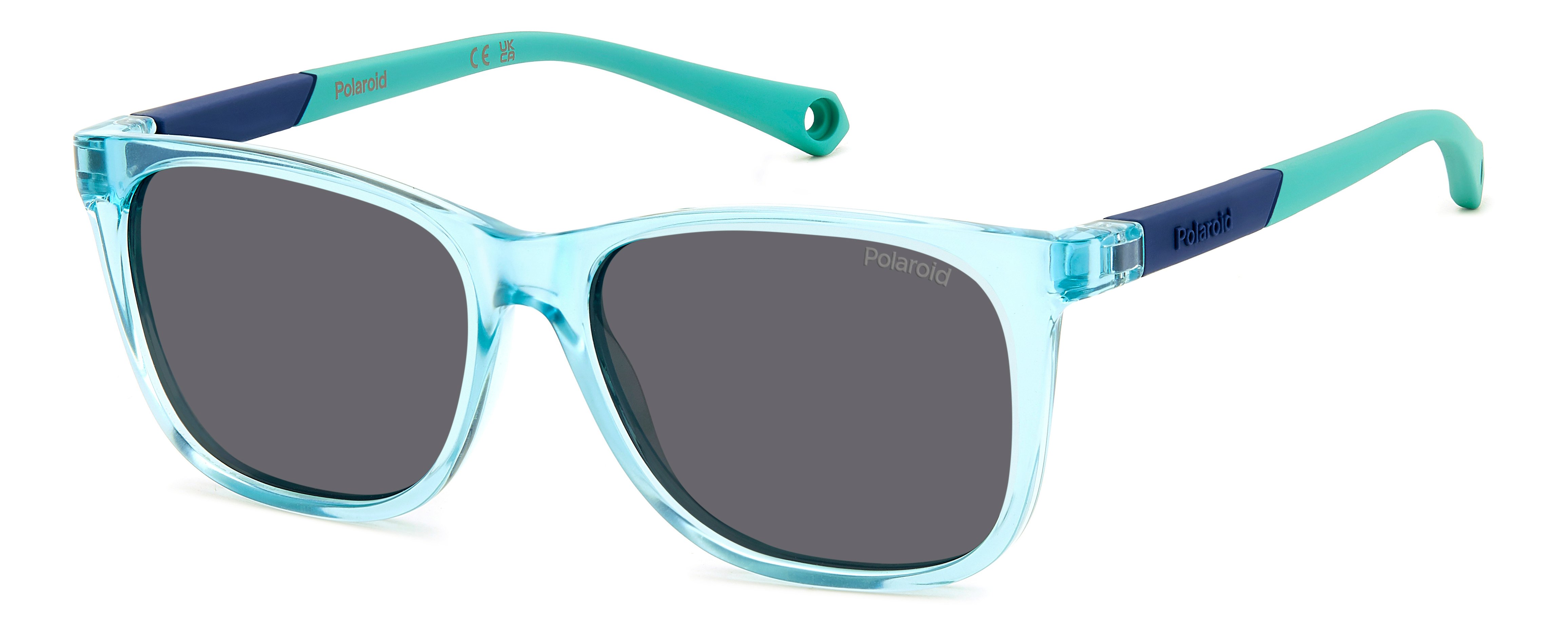 POLAROID-KIDS-8058/S MVU*M9 AZURE(GREY POLARIZED 48*13, Azul, hi-res image number 0