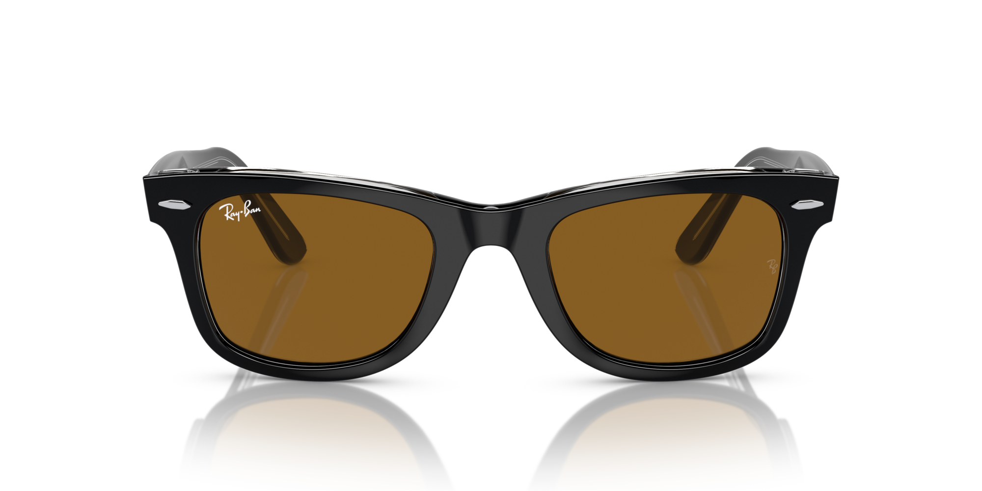 RB-2140 129433 BLACK (BROWN 54*18, Negro sobre transparente, hi-res image number 1