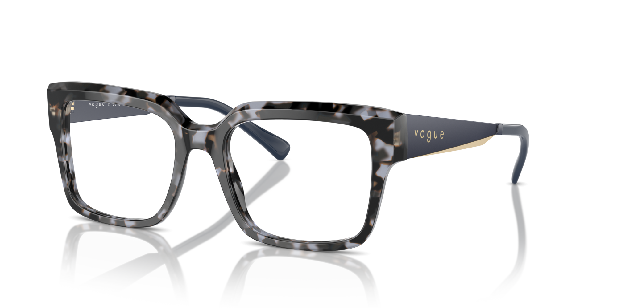 VOGUE-5559/G 3147 BLUE TORTOISE 51*18, , hi-res image number 0