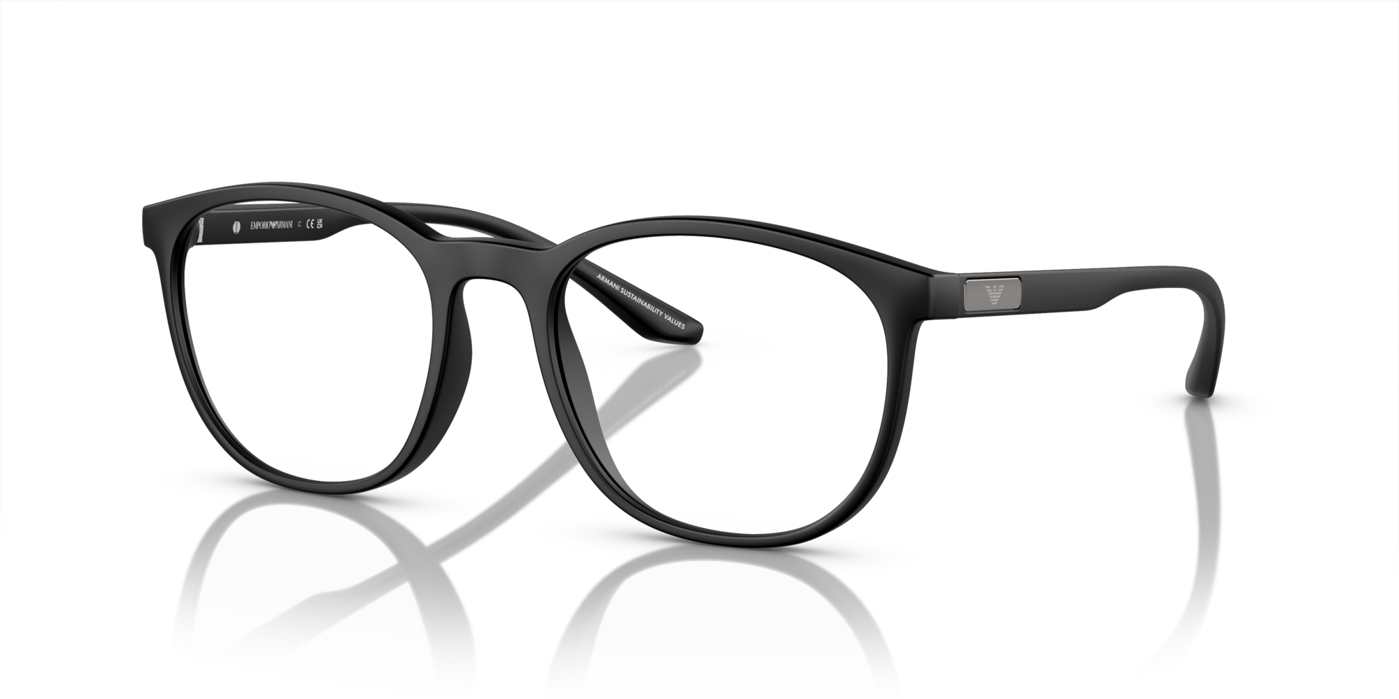 EMPORIO-3229/G 5001 MATTE BLACK 53*19, , hi-res image number 0