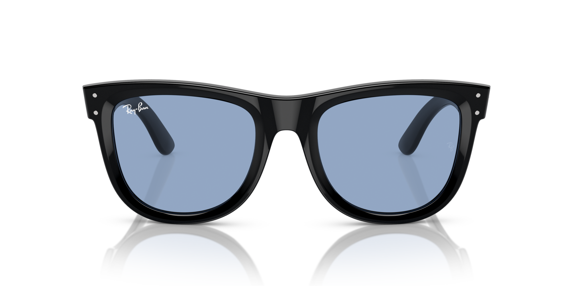 RB-0502S 667772 BLACK(LIGHT BLUE 50*22, Negro, hi-res image number 1