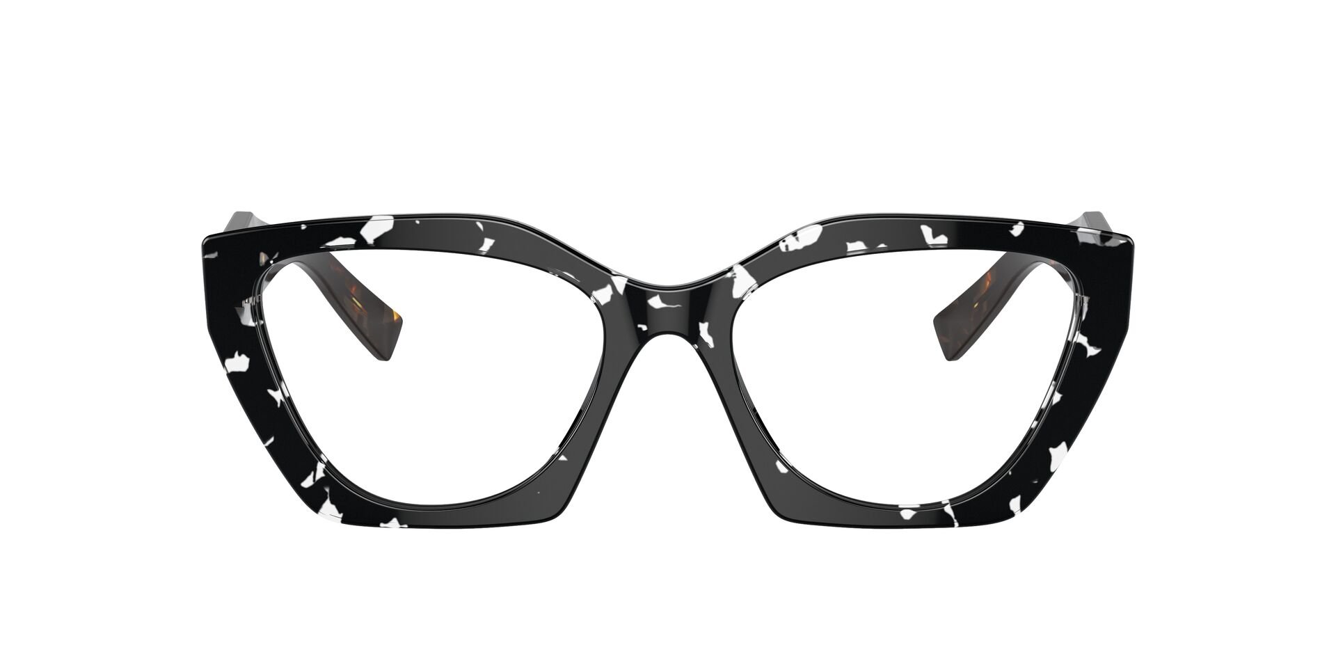 PRADA-09YV/G 15S1O1 BLACK CRYSTAL TORTOISE 54*18, Negro | Transparente, hi-res image number 1
