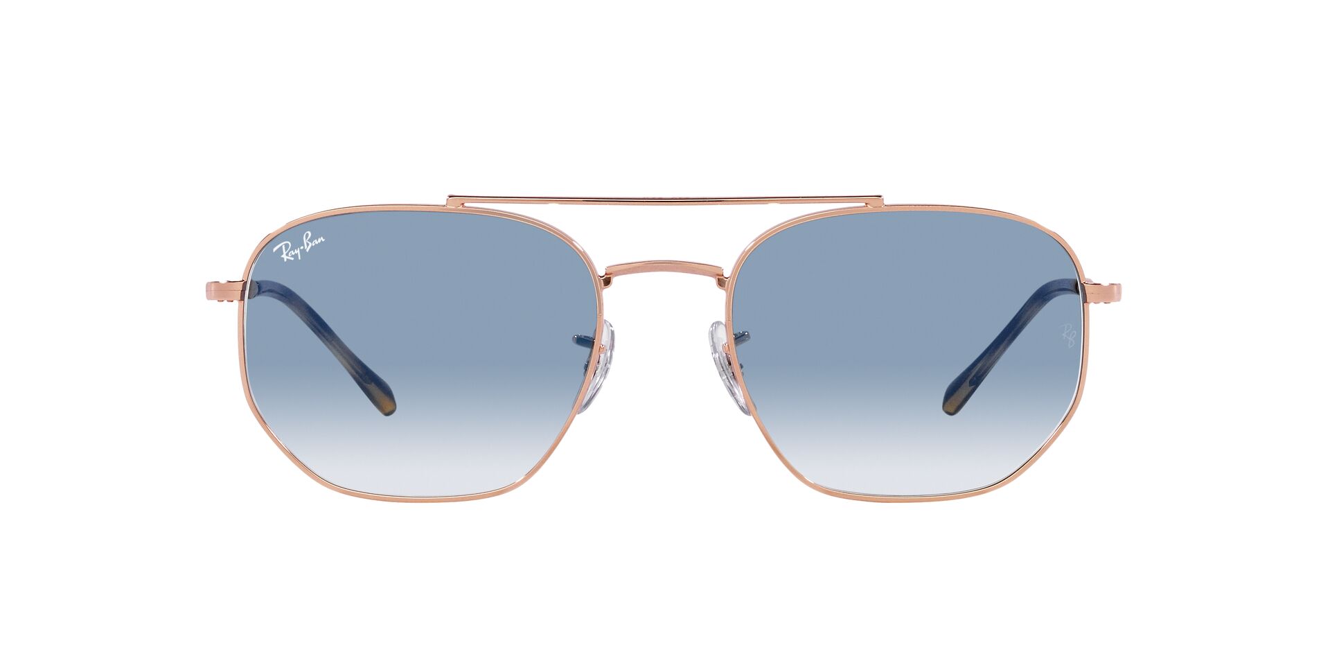 RB-3707 92023F ROSE GOLD(CLEAR GRADIENT BLUE 54*20, Oro rosa, hi-res image number 1