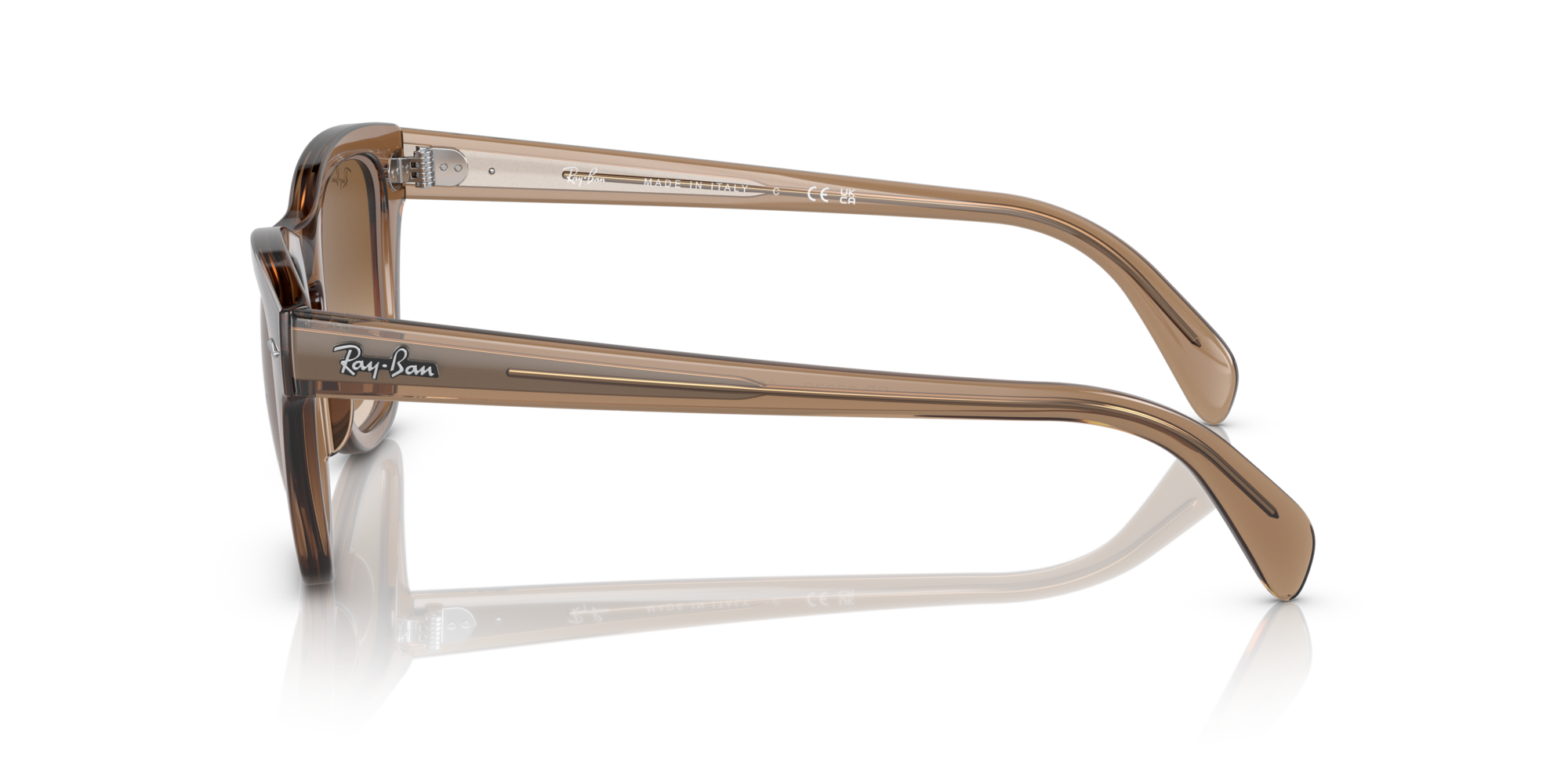 RB-0707S 664051 TRANSPARENT LIGHT BROWN(CLEAR GRADIENT BROW 53*21, Marron, hi-res image number 2