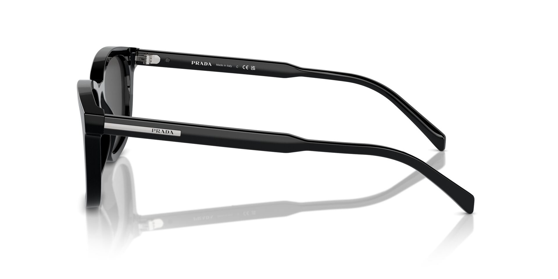 PRADA-A21S/S 16K08Z BLACK/DARK GREY 53*20, Negro, hi-res image number 2