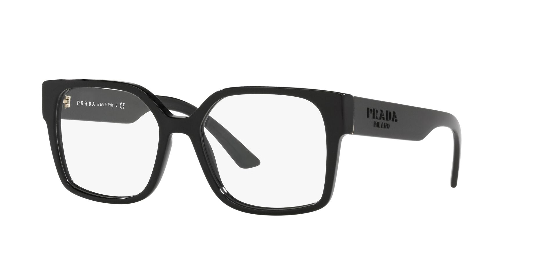 PRADA-10WV/G 1AB1O1 BLACK 54*17, Negro, hi-res image number 0