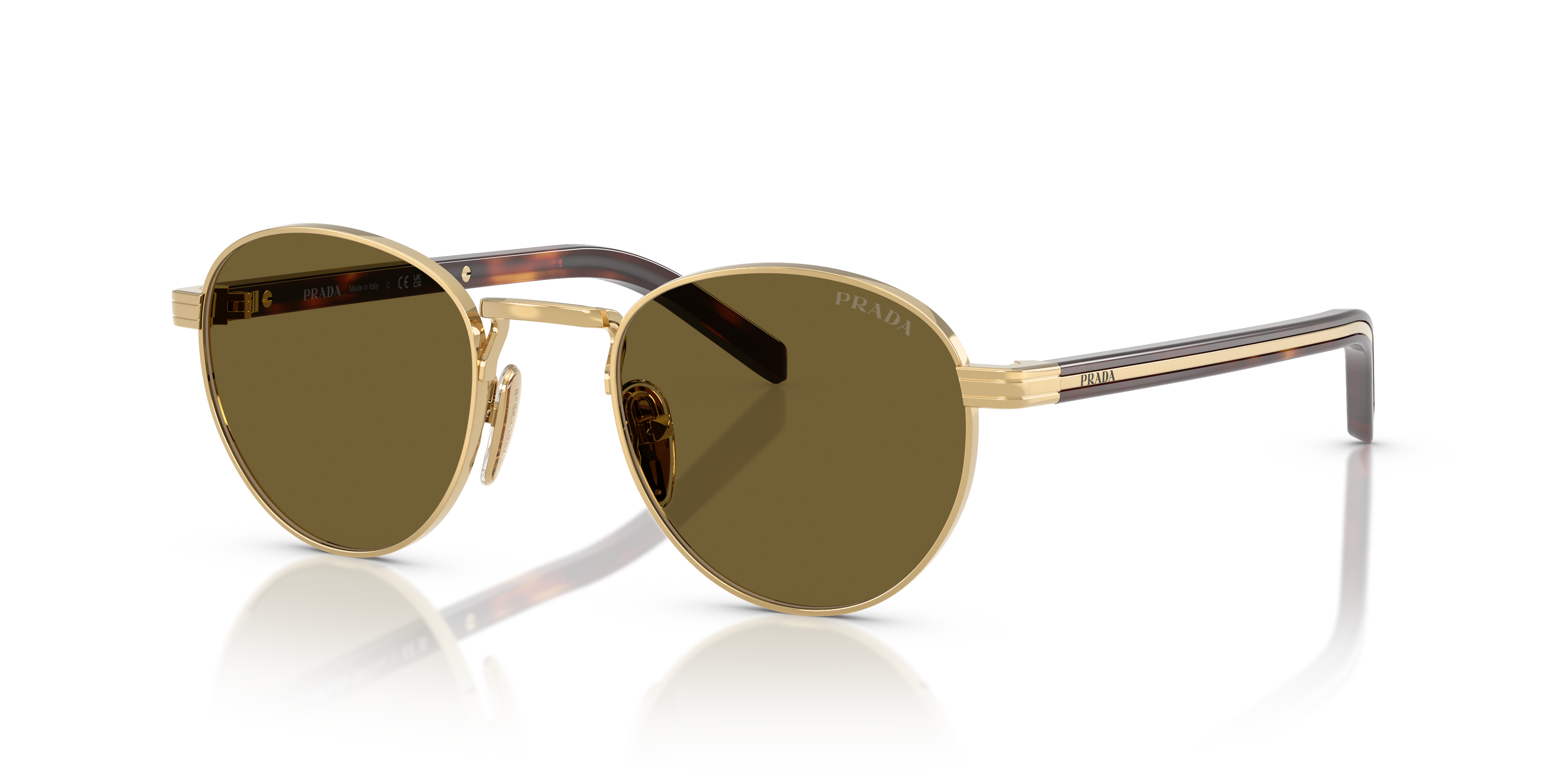 PRADA-B52S/S 5AK09Z GOLD (DARK BROWN 49*21, , hi-res image number 0