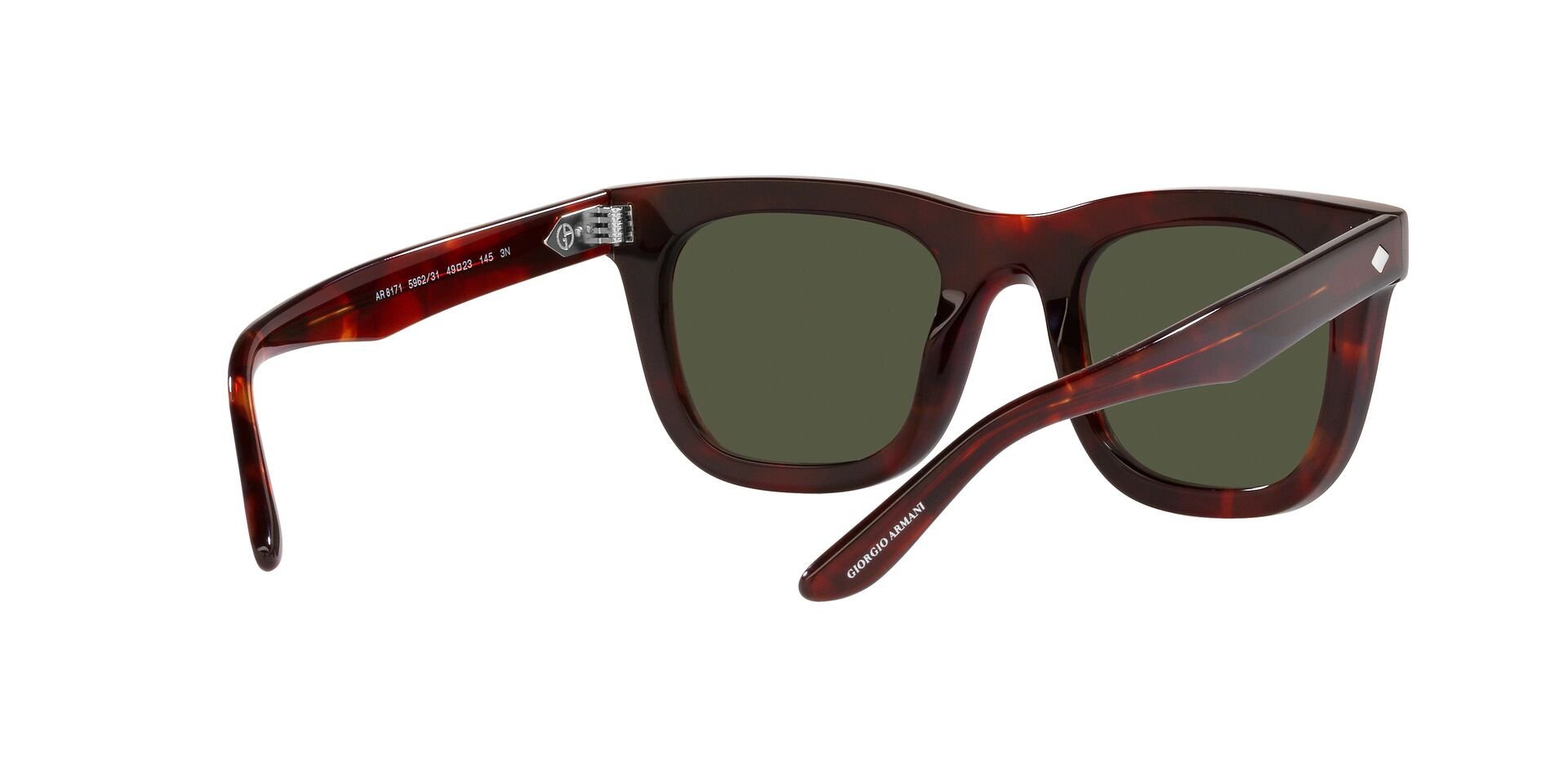 ARMANI-8171/S 596231 RED HAVANA(GREEN 49*23, Rojo, hi-res image number 5