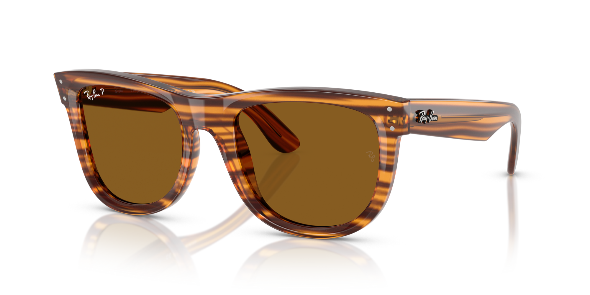 RB-R0502S 679183 STRIPED HAVANA(POLAR DARK BROWN 50*22, Havana a rayas, hi-res image number 0