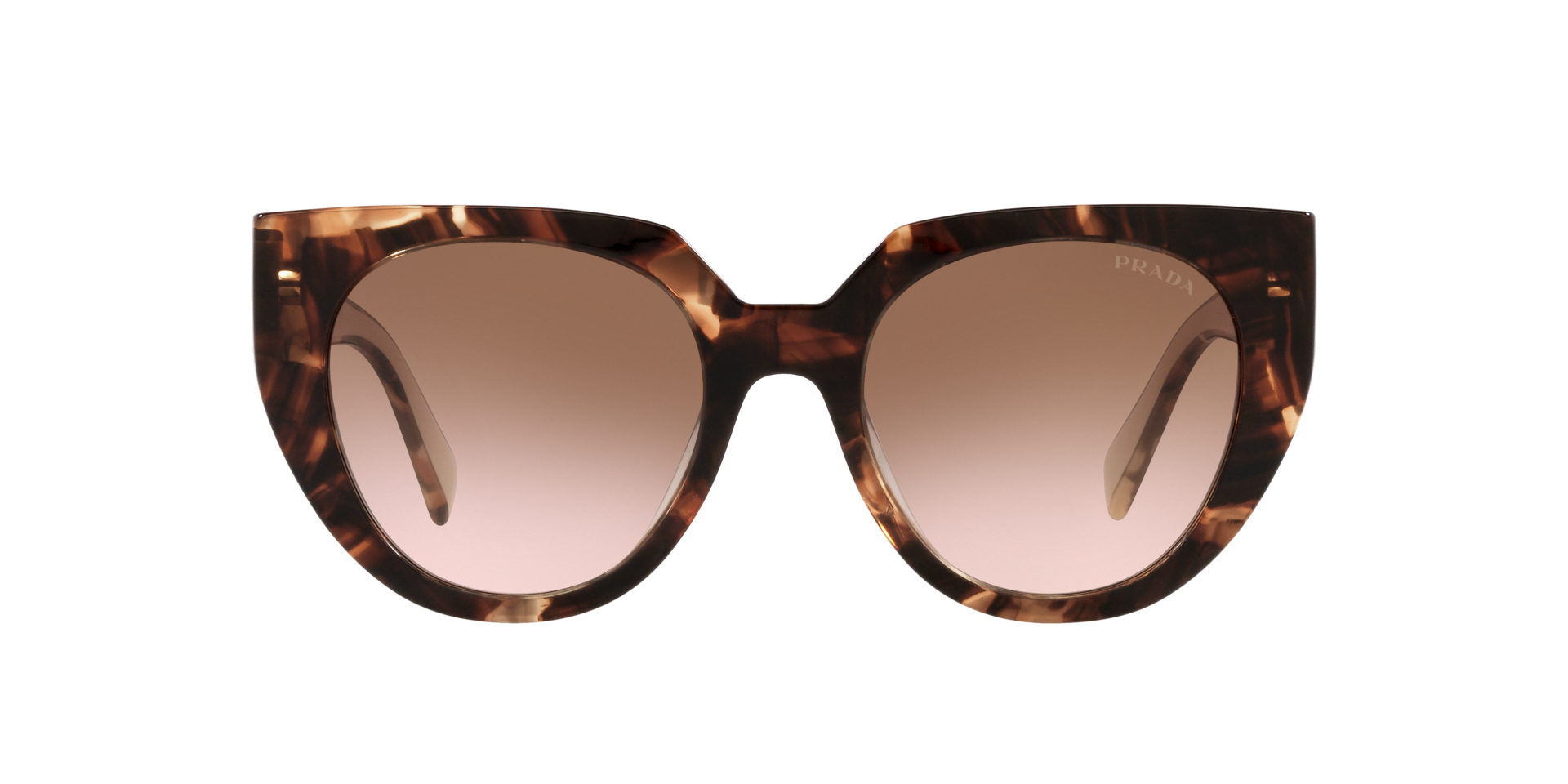 PRADA-14WS/S 01R0A6 CARAMEL TORTOISE/POWDER(BROWN GRADIENT 52*20, Havana, hi-res image number 3