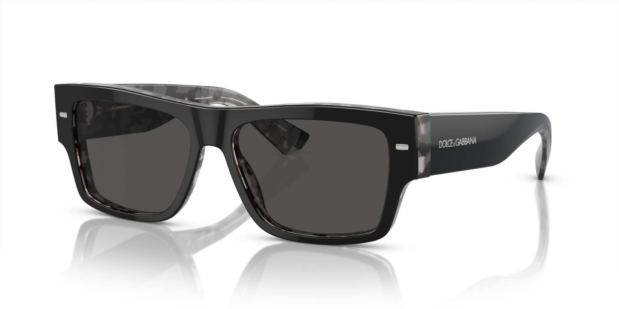 GABBANA-4451/S 340387 BLACK ON GREY HAVANA(DARK GREY 55*15, Negro | Gris Havana, hi-res image number 0