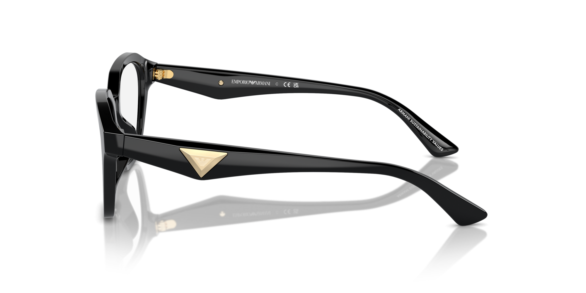 EMPORIO-3235U/G 5017 SHINY BLACK 53*18, , hi-res image number 2
